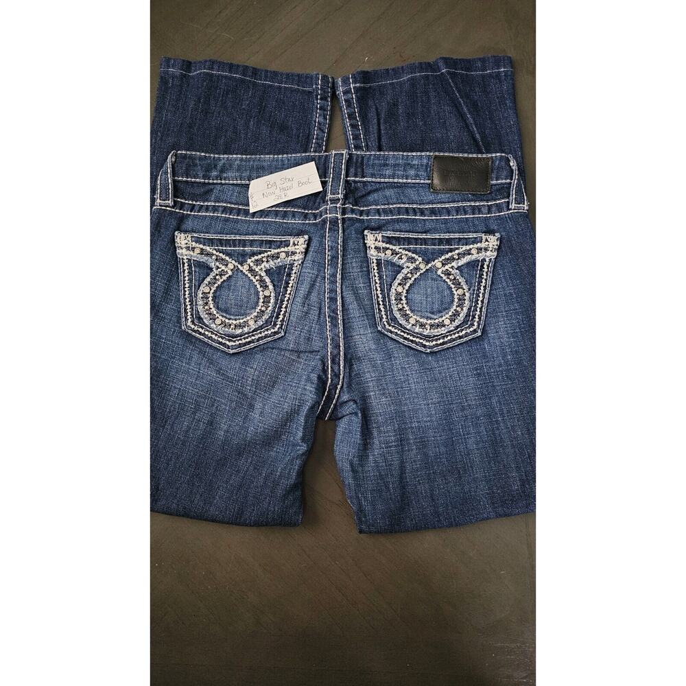 Women's Big Star‎ Hazel Curvy Fit Boot Jeans Size 28R Dark Wash Flare Bootcut